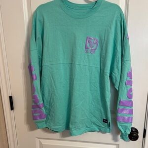 Disney Green and Purple Graphic Jersey